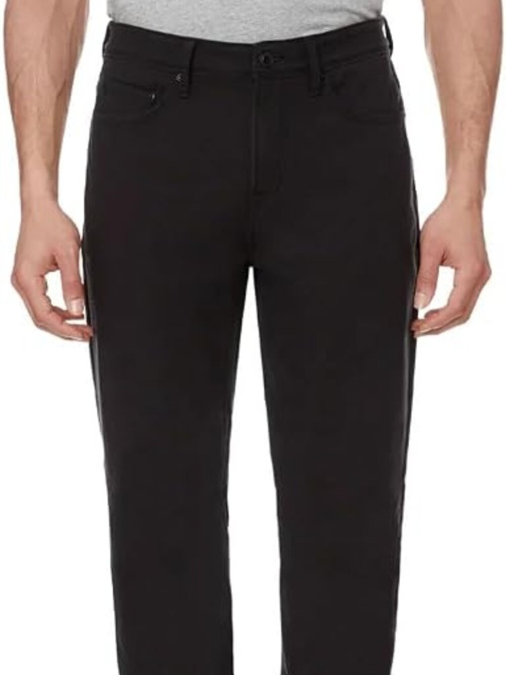 NEW Men’s CAT Fleece Lined Canvas Straight Fit Pant - Black -size 38x29